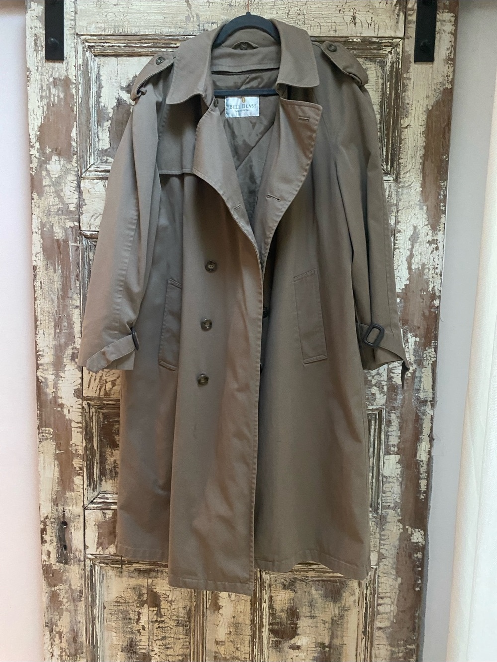 Vintage Bill Blass Trench Coat, 38 Short